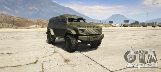 GTA 5 HVY Insurgent - screenshots, features und Beschreibung der gepanzerten Wagen.