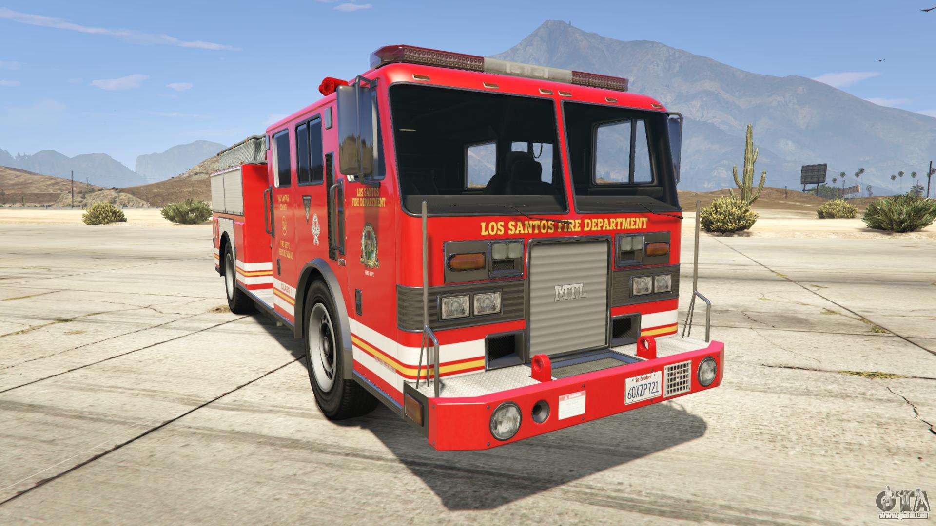 GTA 5 MTL Fire Truck - Frontansicht