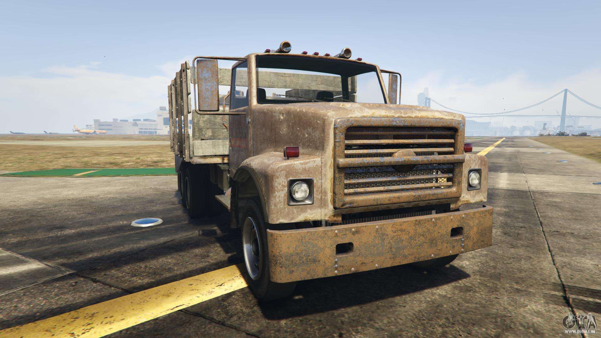 GTA 5 Vapid Scrap Truck - Frontansicht