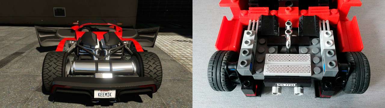 Lego Grotti Turismo R - moteur