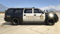 GTA 5 Declasse Sheriff SUV - seitenansicht