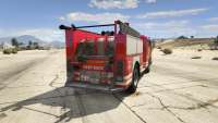 GTA 5 MTL Fire Truck - Ansicht von hinten