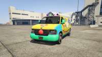 GTA 5 Vapid Clown Van - Frontansicht