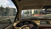 Enus Windsor de GTA 5 - vue depuis le cockpit