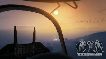 Vol sur un avion de chasse dans GTA 5 online