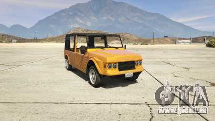 GTA 5 Canis Kalahari - captures d'écran, la description et les spécifications de la jeep.