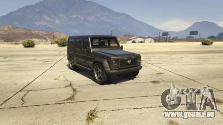 GTA 5 Benefactor Dubsta - captures d'écran, les caractéristiques et la description de la ville de jeep.