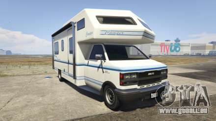 GTA 5 Brute Camper- captures d'écran, la description et les caractéristiques de la fourgonnette.