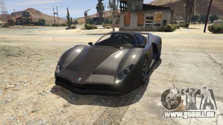 Grotti Cheetah de GTA 5 - captures d'écran, les caractéristiques et la description de la supercar.