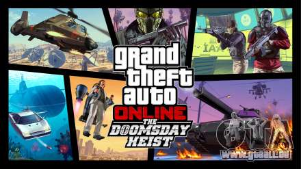Les détails de la mise à jour "Doomsday Heist" à la GTA Online