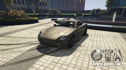 Ocelot F620 de GTA 5 - captures d'écran, les caractéristiques et la description de la coupe de la voiture