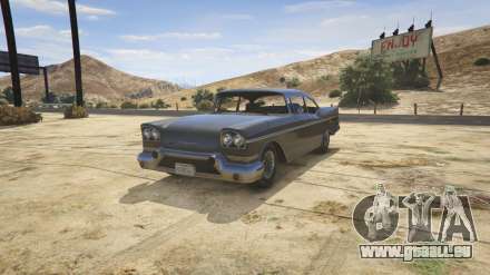 GTA 5 Declasse Tornado - captures d'écran, les caractéristiques et la description de la voiture de sport classique.