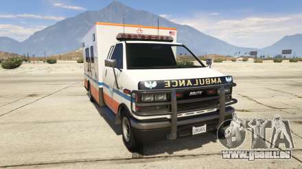 GTA 5 Brute Ambulance - description, les caractéristiques et les captures d'écran de l'ambulance.
