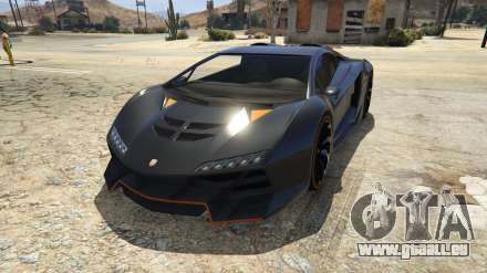 Pegassi Zentorno de GTA 5 - captures d'écran, les caractéristiques et la description de la supercar.