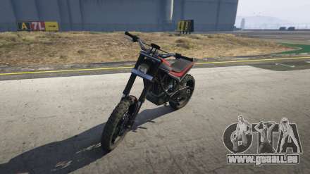 Maibatsu Manchez de GTA 5 - captures d'écran, des fonctions et une description de la moto