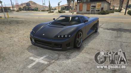 Overflod Entity XF de GTA 5 - captures d'écran, les caractéristiques et la description de la supercar.