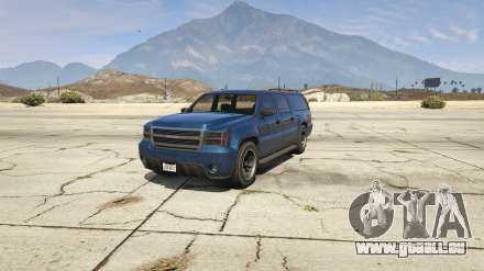 Declasse Granger de GTA 5 - captures d'écran, les caractéristiques et la description de la ville de jeep.