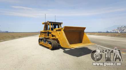 GTA 5 HVY Dozer - captures d'écran, la description et les spécifications du bulldozer.