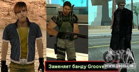 Mise à jour Pak personnages de Resident Evil 4 pour GTA San Andreas