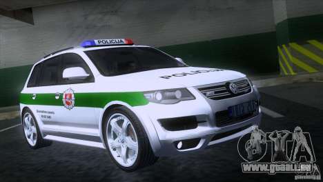Volkswagen Touareg Policija für GTA San Andreas