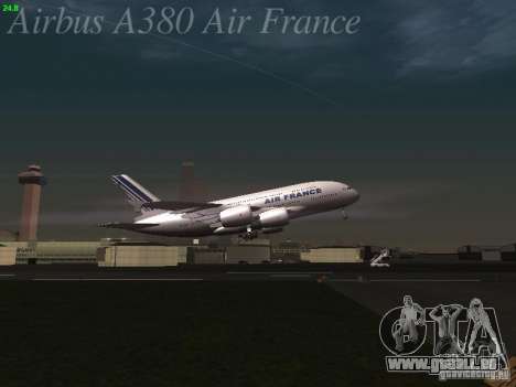 Airbus A380-800 Air France pour GTA San Andreas