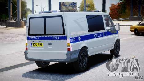 Ford Transit Polish Police [ELS] pour GTA 4
