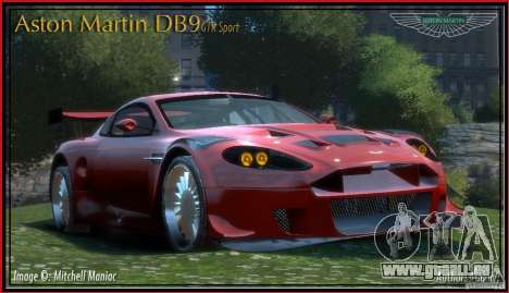 Aston Martin DB9 GTR SPORT [NFS Undercover] pour GTA 4