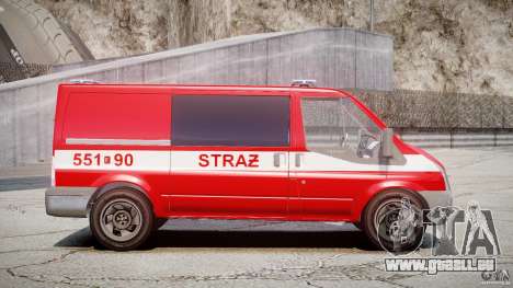 Ford Transit Polish Firetruck [ELS] pour GTA 4