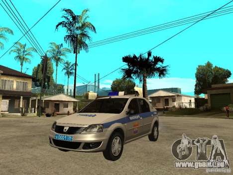 Dacia Logan Police für GTA San Andreas