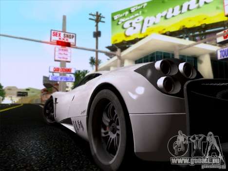 Pagani Huayra 2011 für GTA San Andreas