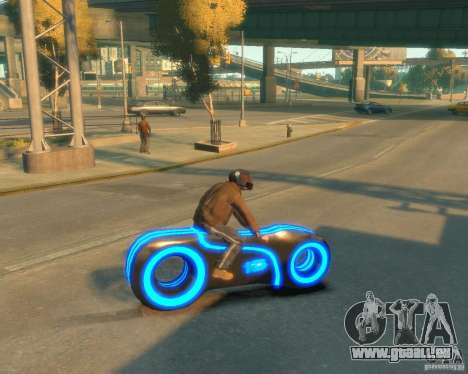 Moto du trône (néon bleu) pour GTA 4