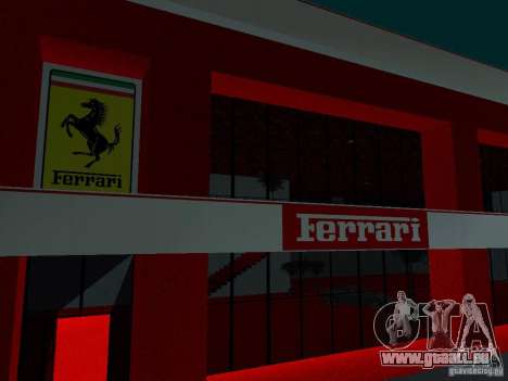 Neue Ferrari-Showroom in San Fierro für GTA San Andreas