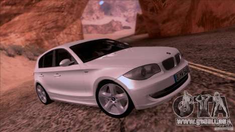 BMW 120i 2009 pour GTA San Andreas