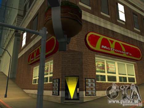 Mc Donalds pour GTA San Andreas