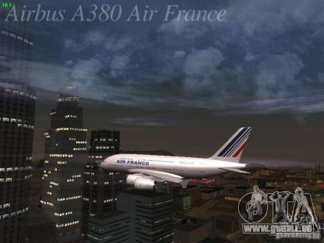 Airbus A380-800 Air France für GTA San Andreas