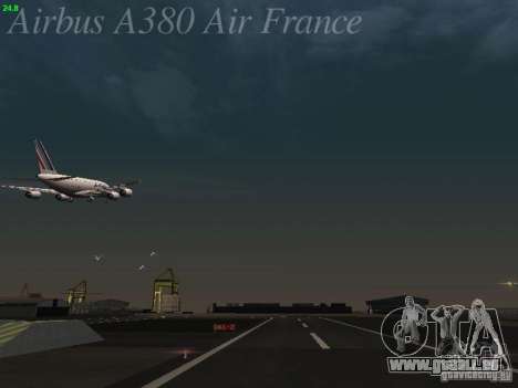 Airbus A380-800 Air France für GTA San Andreas