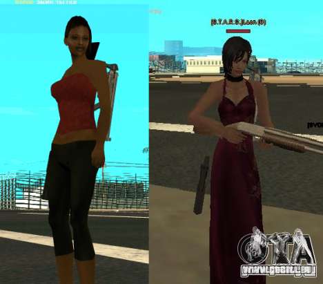 Aktualisierte Pak-Zeichen aus Resident Evil 4 für GTA San Andreas