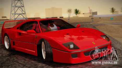 Ferrari F40 1987 für GTA San Andreas