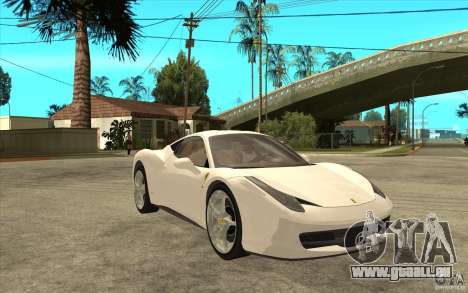 Ferrari F458 pour GTA San Andreas