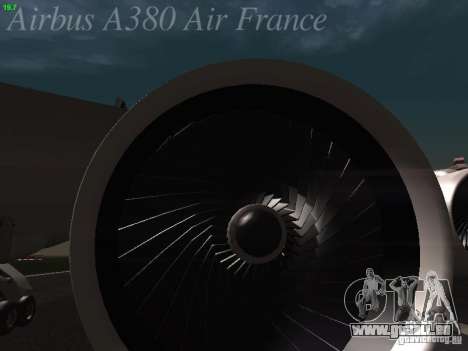 Airbus A380-800 Air France für GTA San Andreas