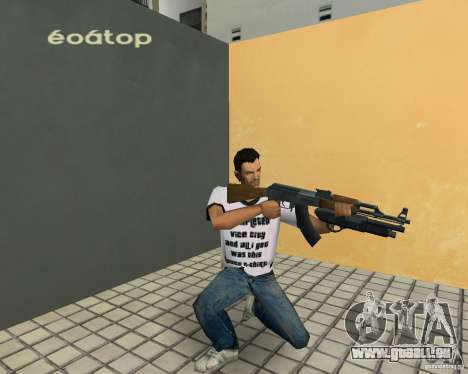 AK-47 mit Underbarrel Schrotflinte für GTA Vice City
