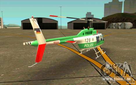 Bell 206 B Police texture3 pour GTA San Andreas