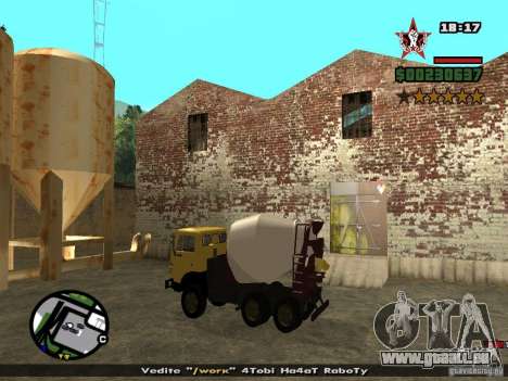 KAMAZ 53112 Betonmischer für GTA San Andreas