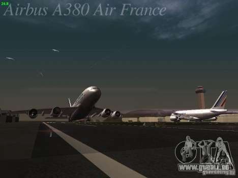 Airbus A380-800 Air France für GTA San Andreas