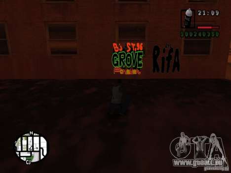 Nouveaux gangs de graffiti pour GTA San Andreas