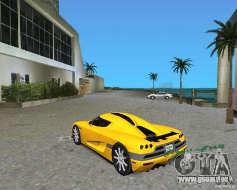 Koenigsegg CCX für GTA Vice City