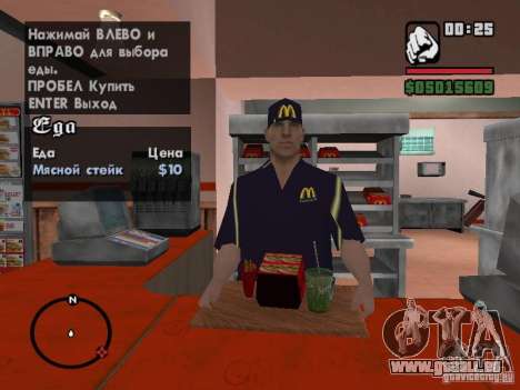 Mc Donalds pour GTA San Andreas