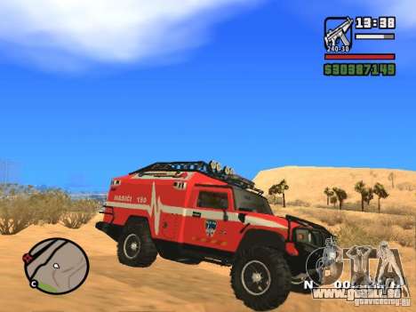 HZS Hummer H2 pour GTA San Andreas