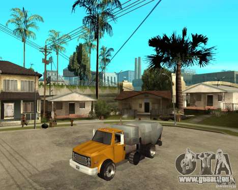Camion de nettoyage pour GTA San Andreas