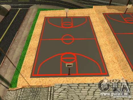 Dem neuen Basketballplatz für GTA San Andreas